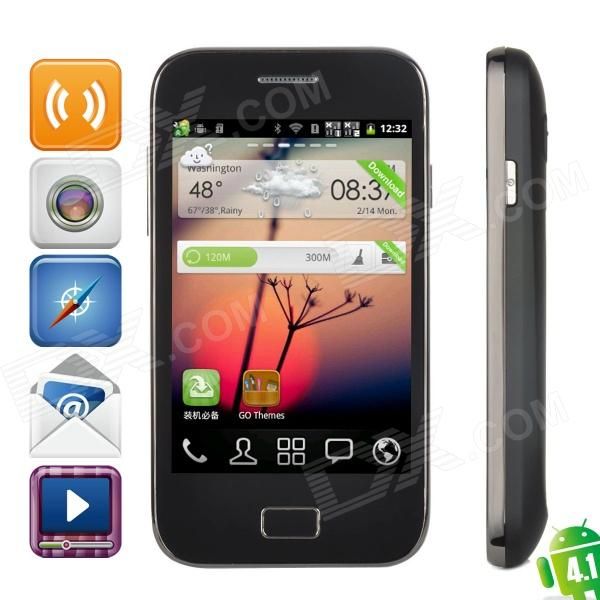 6802 (SPHS em HSDroid) Android 4.1 GSM Bar Telefone w / 3.5